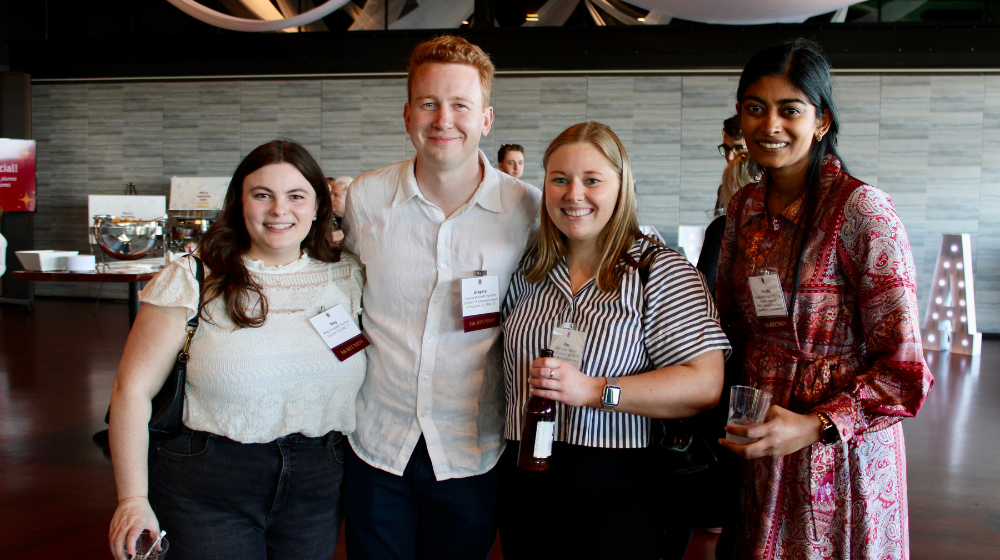 GOLD alumni gathered together at our GOLDEN Hour event.